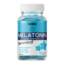 Weider Melatonine Up - 60 bonbons gélifiés, saveur myrtille / sans gluten et sans sucre