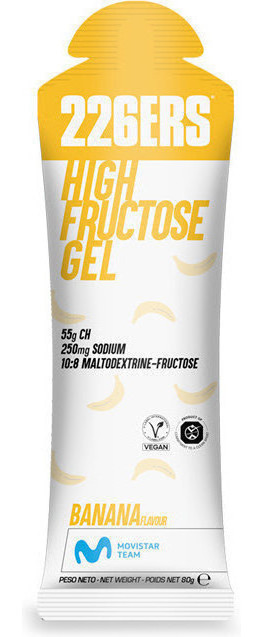 226ers High Fructose 1 Gel X 80 Gr Sabor Plátano