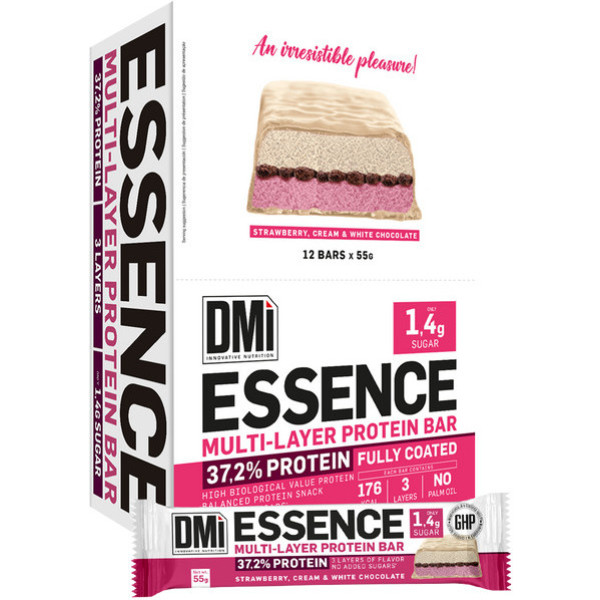 Dmi Nutrition Essence Multi-layer Protein Bar 12 Barritas
