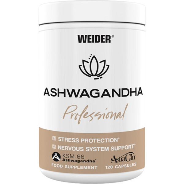 Weider Ashwagandha Professionnel 120 Caps