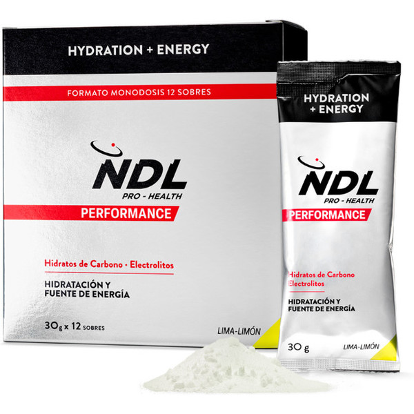 Ndl Pro Health Hydration + Energy 12 Stick X 30 Gr / Idratazione e fonte di energia