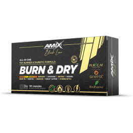 Amix Black Line Burn & Dry 90 Cápsulas
