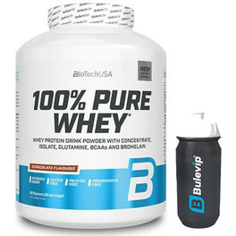 GESCHENKpakket BioTechUSA 100% Pure Whey 2270 gr + Bulevip Shaker Pro Black - 500 ml