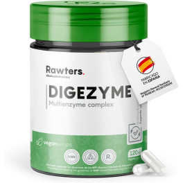 Rawters Digezyme Encimas Digestivas Vegan - 120 Cápsulas