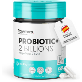 Rawters Multiprobiótico+ 2 Billions - 60 Cápsulas