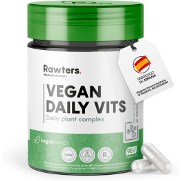Rawters Multivitamínico Vegano Daily Vits - 90 Cápsulas