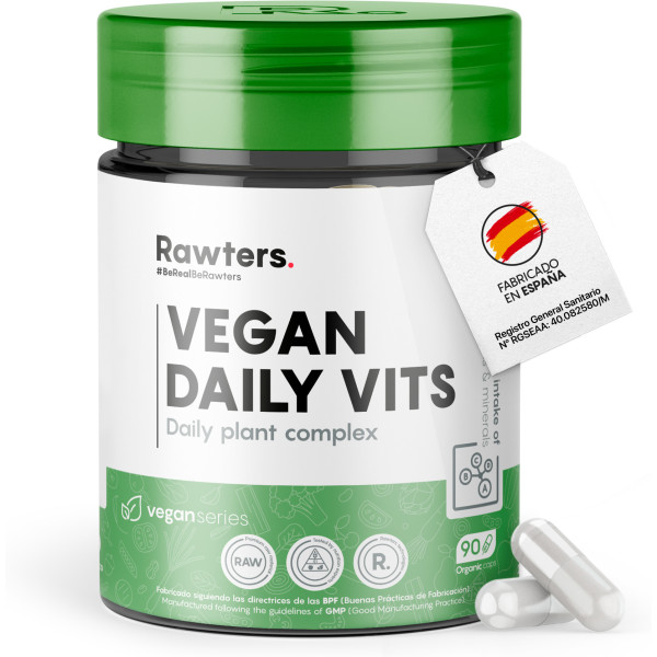 Rawters Daily Vits Veganistisch Multivitamine - 90 Capsules