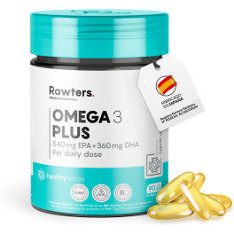 Rawters Omega 3 Plus - 90 Cápsulas