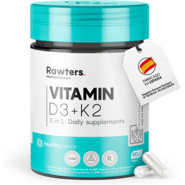 Rawters Vitamina D3 + K2 - 90 Cápsulas