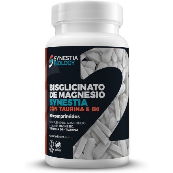 Synestia Biologie Synestia Magensium Bisglycinaat (60 tabletten)