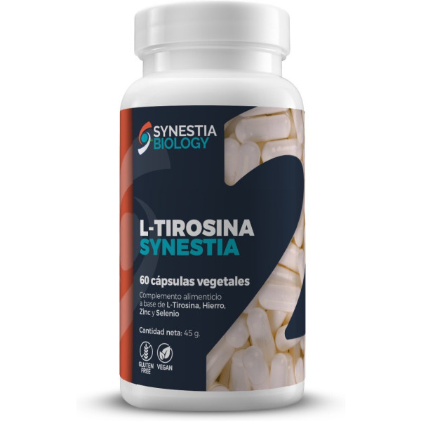 Synestia Biology L-tirosina Synestia (60 cápsulas vegetais)