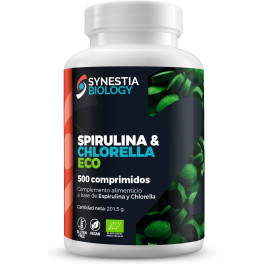 Synestia Biology Spirulina+chlorella Eco Synestia (500 Comprimidos)