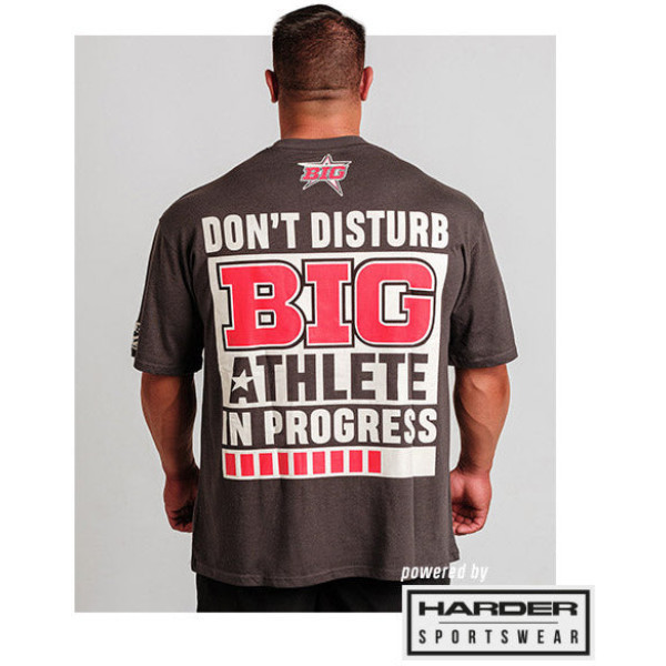 Big Camiseta Over Athlete Negro