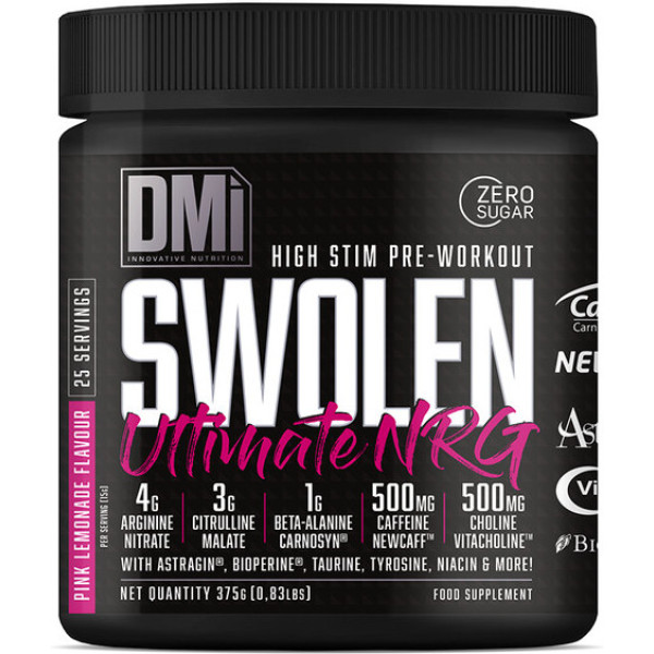 Dmi Nutrition Swolen Ultimate Nrg (high Stim Pre-workout) 375 Gr