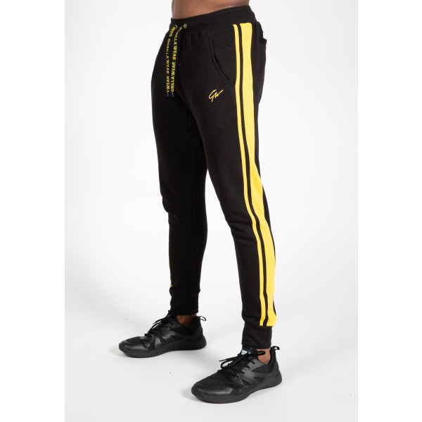 Gorilla Wear Banks Pants - Negro/Amarillo - L