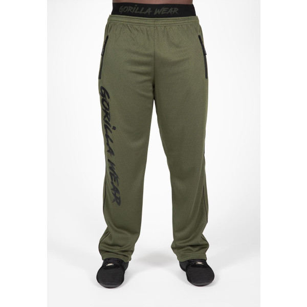 Gorilla Wear Pantalones de malla de mercurio - verde oscuro/negro - xxl/3xl