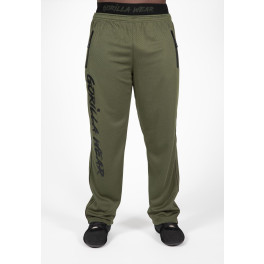 Gorilla Wear Pantalones de malla de mercurio - verde oscuro/negro - s/m