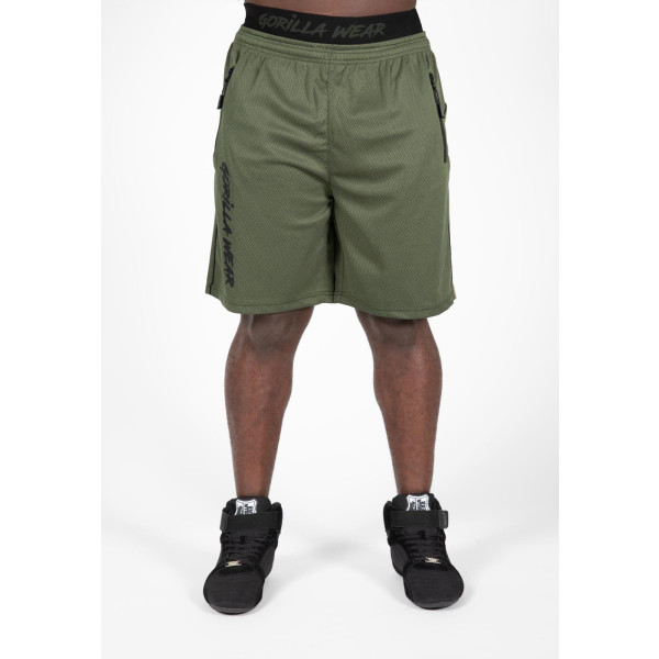 Gorilla Wear Shorts de malla de mercurio - verde oscuro/negro - xxl/3xl