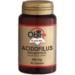 Obire Acidophilus 400 mg 90 gélules