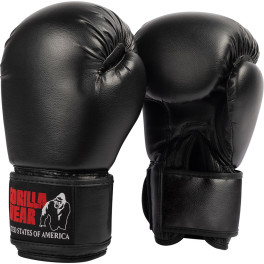 Gorilla Wear Mosby Boxing Gloves - Black - 8oz