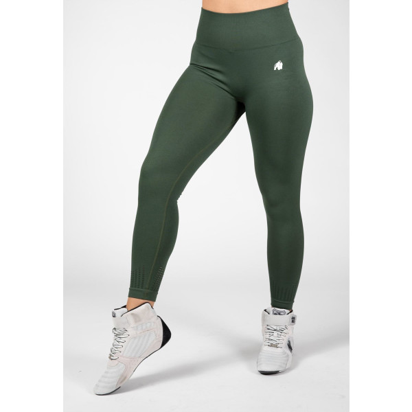 Gorilla Wear Neiro Seamless Leggings - Dark Green - M/l