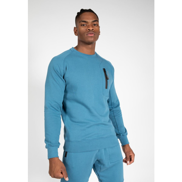 Gorilla Wear Newark Sweater - Blue - 3xl