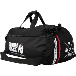Gorilla Wear Norris Hybrid Gym Bag/Mackpack - Negro - Un solo tamaño