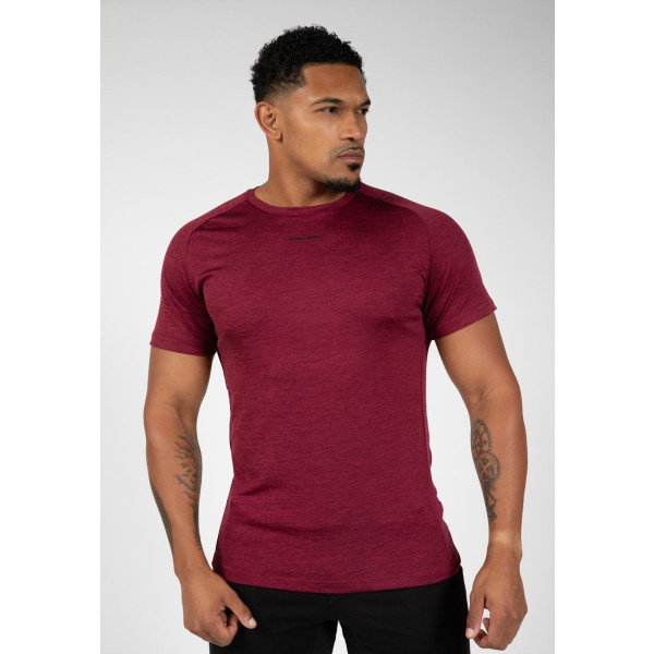 Gorilla Wear Camiseta Taos - Borgoña Rojo - 3xl