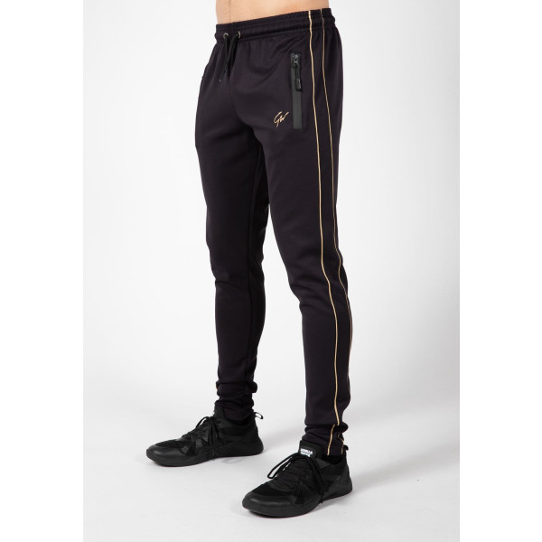 Gorilla Wear Wenden Track Pants - Black/Gold - S