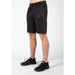 Gorilla Wear Wenden Track Shorts - Black/Gold - XXL