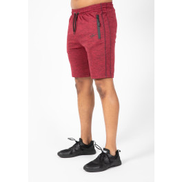 Gorilla Wear Wenden Track Shorts - Burgundy Red - L