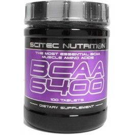 Scitec Nutrition BCAA 6400 Aminoácidos ramificados 125 tabs