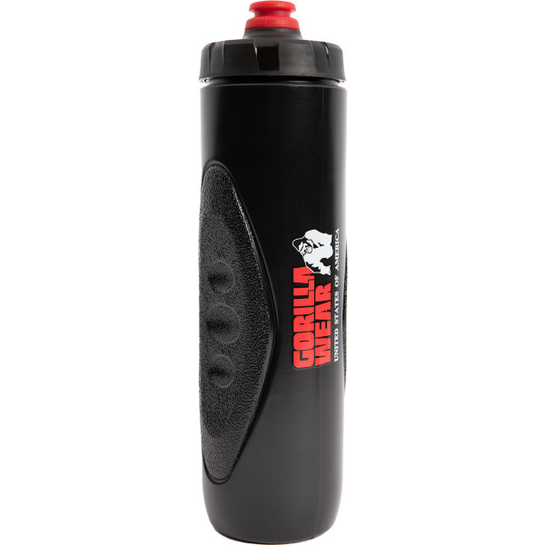 Gorilla Wear Grip Sportflasche – Schwarz 750 ml
