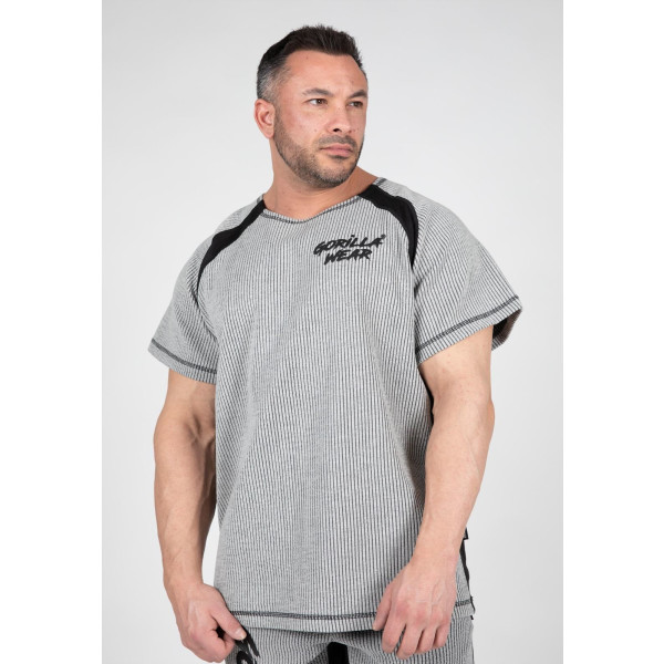 Gorilla Wear Augustine Old School Workout Top - Gray - L/XL