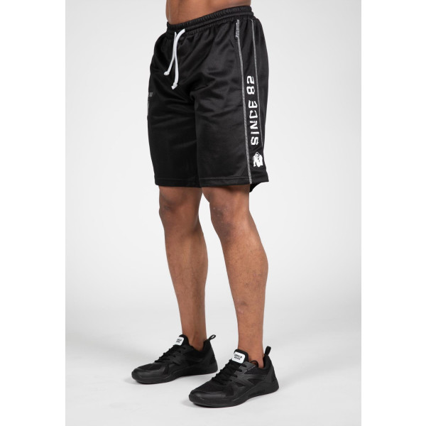 Gorilla Wear functionele mesh shorts - zwart - L/XL