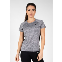 Gorilla Wear Camiseta Monetta Performance - Gris Melange/Negro - L