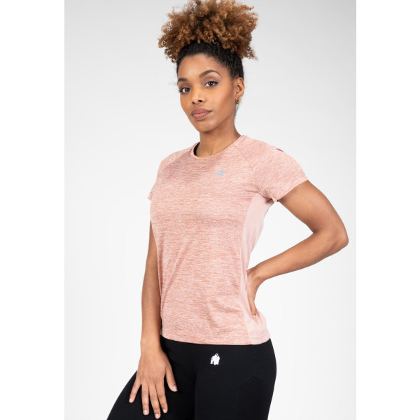 Gorilla Wear Camiseta de Monetta Performance - Salmon Pink - M