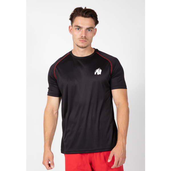 Gorilla Wear Camiseta de rendimiento - Black/Red - XL