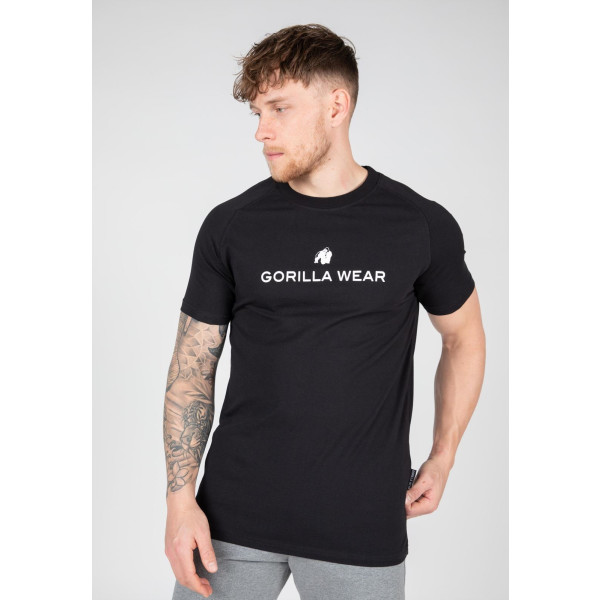 Gorilla Wear Davis T-shirt - Zwart - 4xl