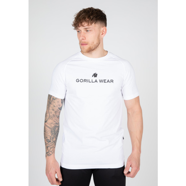 Gorilla Wear Davis T-Shirt – Weiß – XXL