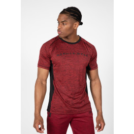 Gorilla Wear Camiseta de Fremont - Borgoña Rojo/Negro - S