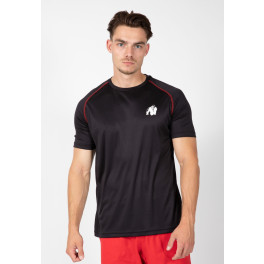 Gorilla Wear Camiseta de rendimiento - Negro/Rojo - 4xl