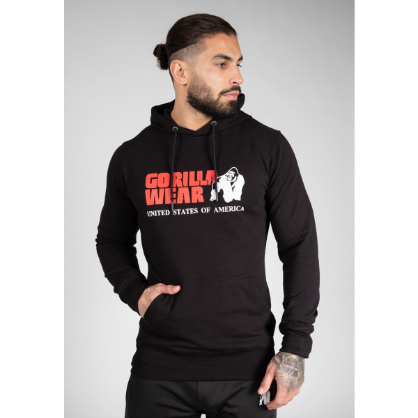 Gorilla Wear Capota clásica - Black - 3xl