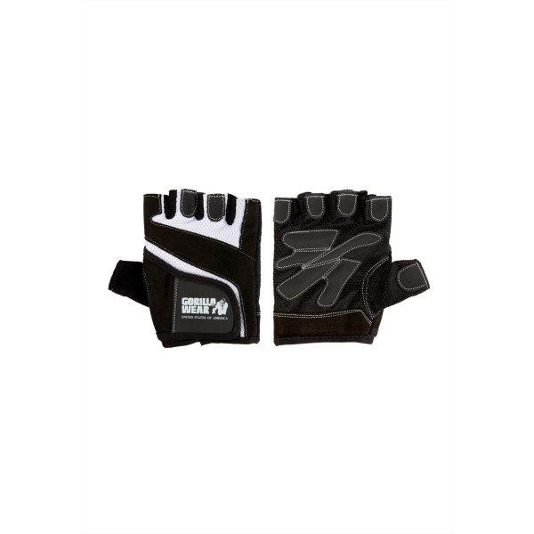 Gorilla Wear Women's Fitness Gloves - Black/White - L