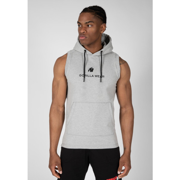 Gorilla Wear Lincoln Sleeveless Soodie - Gray - S