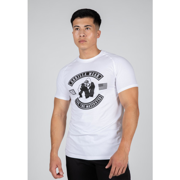 Gorilla Wear Tulsa T-Shirt – Weiß – 2XL