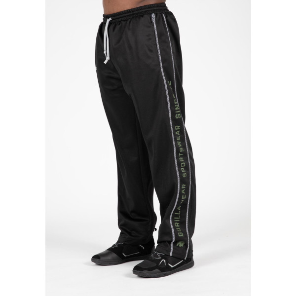 Pantaloni funzionali in rete Gorilla Wear - Nero/Verde - L/XL