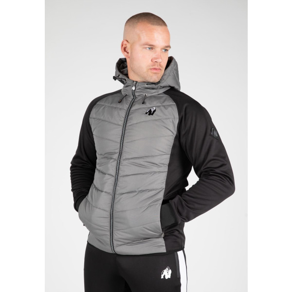 Gorilla Wear Felton Jacke – Grau/Schwarz – XL