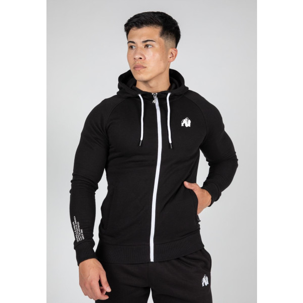 Sweat à capuche zippé Gorilla Wear Payette - Noir - M