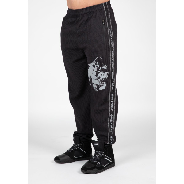 Gorilla Wear Pantalones de entrenamiento de la vieja escuela de Buffalo - Negro/gris - S/M
